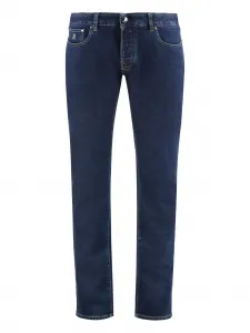 Джинсы с пятью карманами Moorer, синий