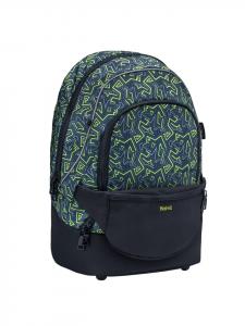 Belmil Премиальная школьная сумка-трансформер 2-в-1 и поясная сумка "Игуана" серого цвета с нагрудным ремнем