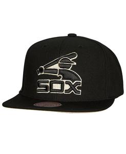 Мужская черная кепка Snapback Chicago White Sox Cooperstown Collection True Classics Mitchell & Ness