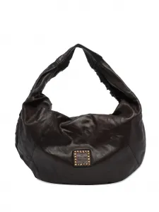 Плетеная сумка-тоут Marisa на молнии Campomaggi, коричневый