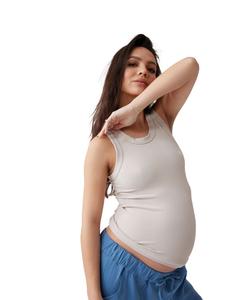 Топ для беременных Ingrid + Isabel без швов в рубчик Ingrid + Isabel, Stone