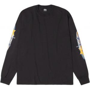 Футболка с длинным рукавом Stüssy с принтом Stussy, черный