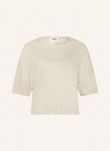 Льняной свитер Kusia с рукавами 3/4 Drykorn, коричневый