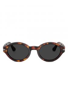 Солнцезащитные очки в овальной оправе Persol, зеленый