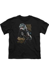 Футболка с коротким рукавом для детей "Властелин Колец" Гимли Gildan, черный