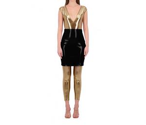 Мини-юбка Bare в голографическом черном BethelHelena