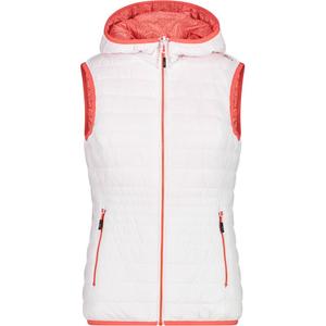 Женский жилет с обратным креплением и капюшоном Cmp, цвет bianco