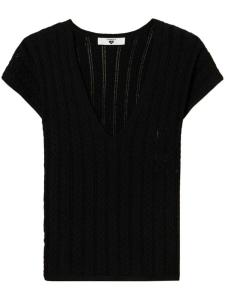 TWINSET трикотажная футболка, черный