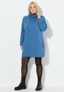 Платье Ulla Popken LANGARM TASCHEN, Blue Denim