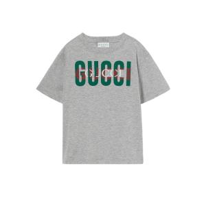 Футболка SS25 светло-серая детская GUCCI