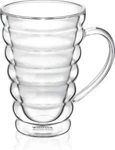 Кружка Wilmax из термостеклянного стекла с двойными стенками 300 мл WL-888424/A Wilmax England