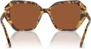 Женские солнцезащитные очки Swarovski Sk6017 Butterfly, Dark Havana/Dark Brown