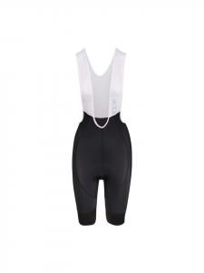 Женские велосипедные шорты Official Team Belgium 2025 Icon черного цвета Bioracer