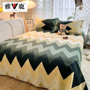 Yalu Простыня на резинке 180 см, 230х230 см, хлопок, дышащая, гладкая