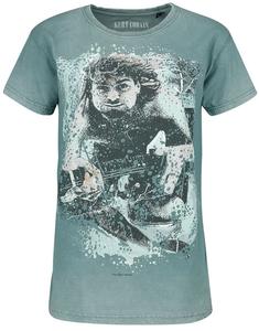 Футболка Kurt Cobain Guitar, бирюзовый