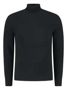 Свитер с воротником-гольф Fedeli, черный