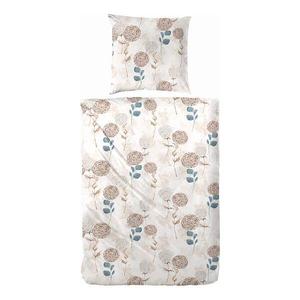 Постельное белье Hahn Haustextilien GmbH Faux Uni, 135x0,5x200 см цвет beige; weiß