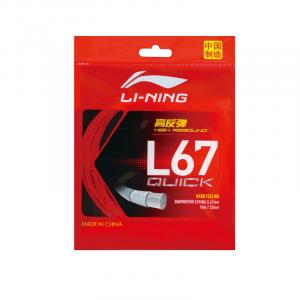 Струны для бадминтонной ракетки nylon competition and training specific unisex single LINING, L67QUICK Flame красный