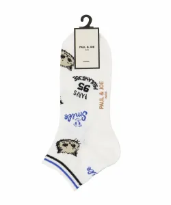 (M) PAUL & JOE / Paul & Joe Paul & Joe Ретро-носки до щиколотки с нашивками по всей поверхности