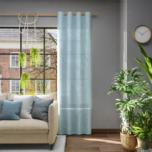 Нейтекс для вас! Штора «Libre-ECO», (1 шт.), устойчивая, ширина 142 см, на заказ Neutex For You!, цвет blau