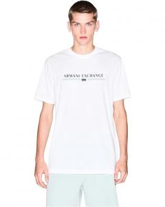 Мужская футболка Armani Exchange 1991 Chest Logo, Off White