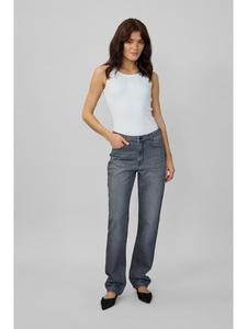 Джинсы 07, классический крой, темно-серый, ретро-стирка My Essential Wardrobe