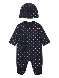 Боди с монограммой Balmain Kids, синий