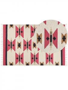 Beliani Килим Гарни в разноцветном/красном/бежевом цвете - (Ш) 200 x (Д) 300 см