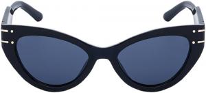 Солнцезащитные очки Melrose Sexy Cat Eye Punk для женщин, винтажные солнцезащитные очки с леопардовым принтом, защита от ультрафиолета UV400, артикул 98166, Black Gold