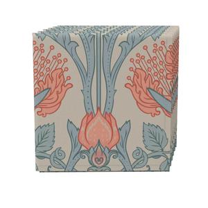 Набор салфеток из 4 шт., 100 % хлопок, 20х20 дюймов, цветочный 10 шт.