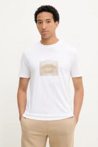 Хлопковая футболка deterni HUGO, белый