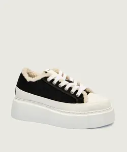 Кроссовки Matilda с завитками из кожи Inuikii, черный