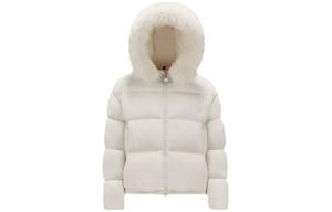 Пуховик женский белый Moncler