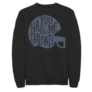 Мужской флисовый пуловер с рисунком You Had Me At Tailgate Licensed Character