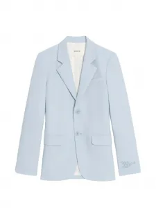 Пиджак с вышивкой Vanille Zadig&Voltaire, синий