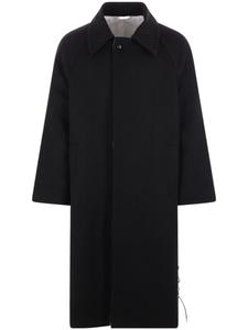 Шерстяное однобортное пальто Namacheko, черный