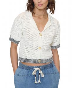 Женская рубашка поло Junie Openstitch Central Park West, Solid white