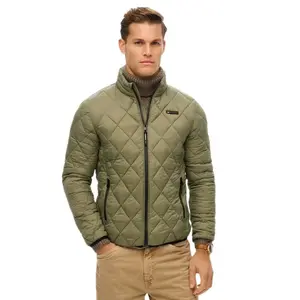 Куртка Superdry Diamond Quilt Fuji Lite, зеленый