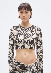 Топ бикини Billabong BY MY SIDE CROP SUNSHIRT, Black/White/Black