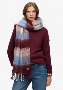 Шарф Superdry & Co Scarf, Port Red Check/Red