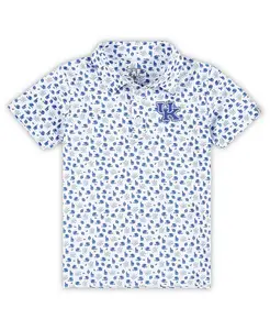 Детская белая поло Kentucky Wildcats с принтом Earnest Allover Garb