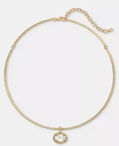 Ожерелье с подвеской золотистого оттенка с кристаллической структурой, эксклюзив от Macy's On 34Th, gold