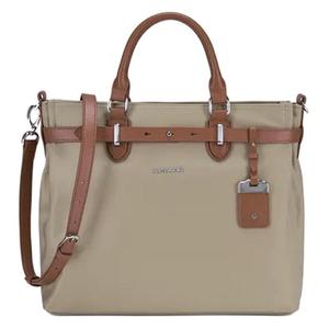 Портфель из коровьей кожи, женская сумка Milk Coffee Samsonite, basic set (bag)