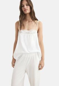 Пижамные брюки Mango Pyjama bottoms, White