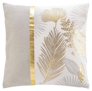 Декоративная подушка Douceur d'intérieur 92032, золото - натуральное волокно - 45 х 15 х 45 см