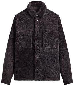 Куртка-рубашка Kith Shearling Ace Shirt Jacket, черный