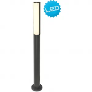 Внешний светильник на ножке näve LED Flair 1 шт. Теплый белый, алюминий темно-серый, высота 90 см, IP54, теплый белый свет Näve, темно-серый