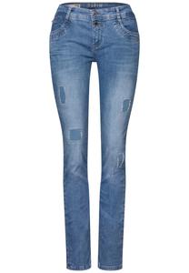 Узкие джинсы STREET ONE, Blue Denim