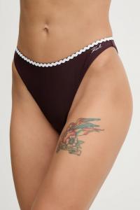 Плавки signature scallop Karl Lagerfeld, коричневый