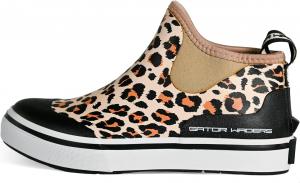 Женские ботинки Gator Waders Air Mesh для кемпинга - прочные, дышащие, противоскользящие, водонепроницаемые ботинки до щиколотки для кемпинга и рыбалки, Leopard/Black